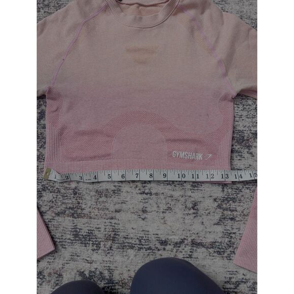 Gymshark Adapt Ombre Seamless Long Sleeve Crop Top - Picture 8 of 9